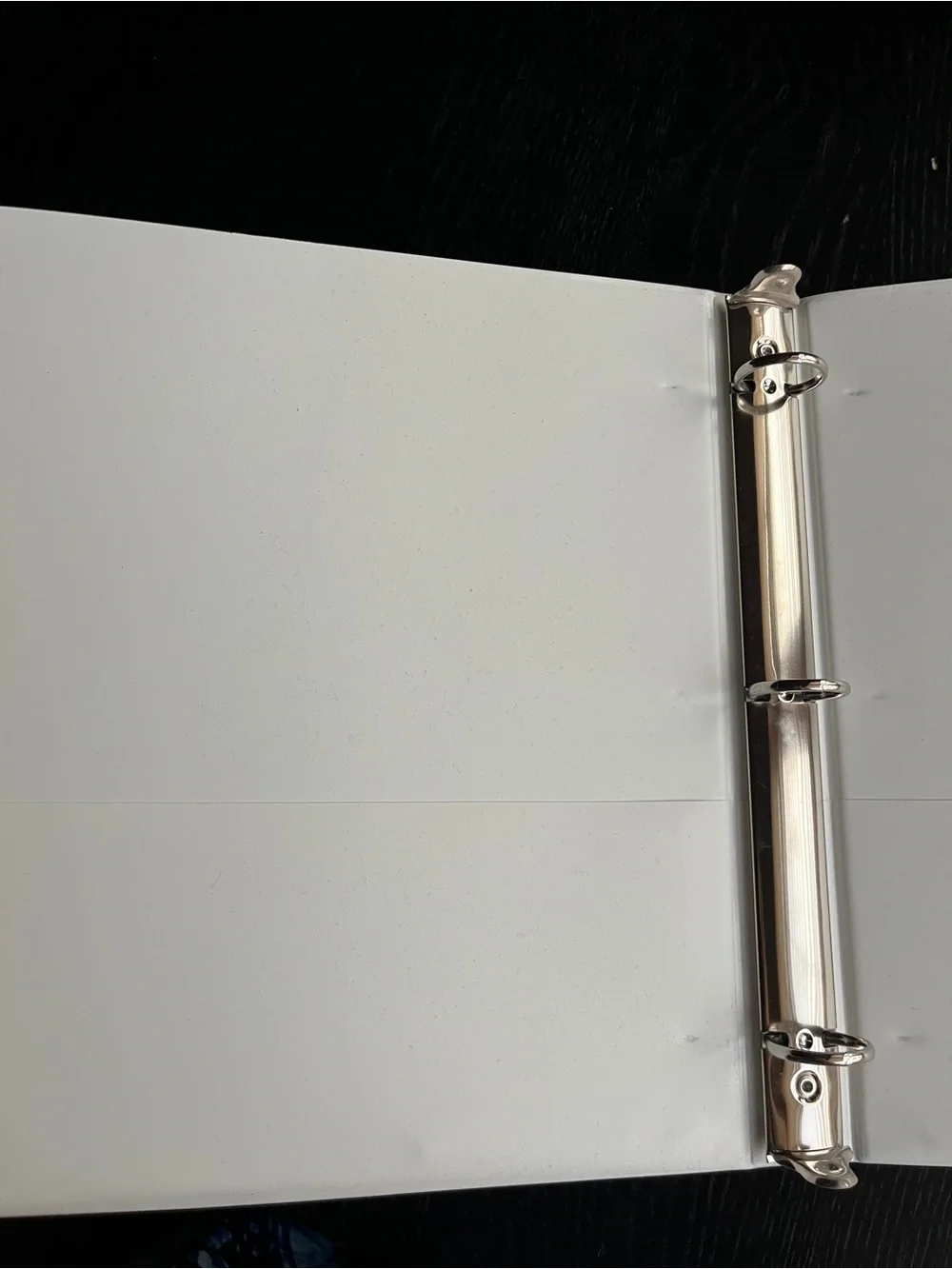 1-Inch White 3-Ring Binder View Clear Overlay Pocket